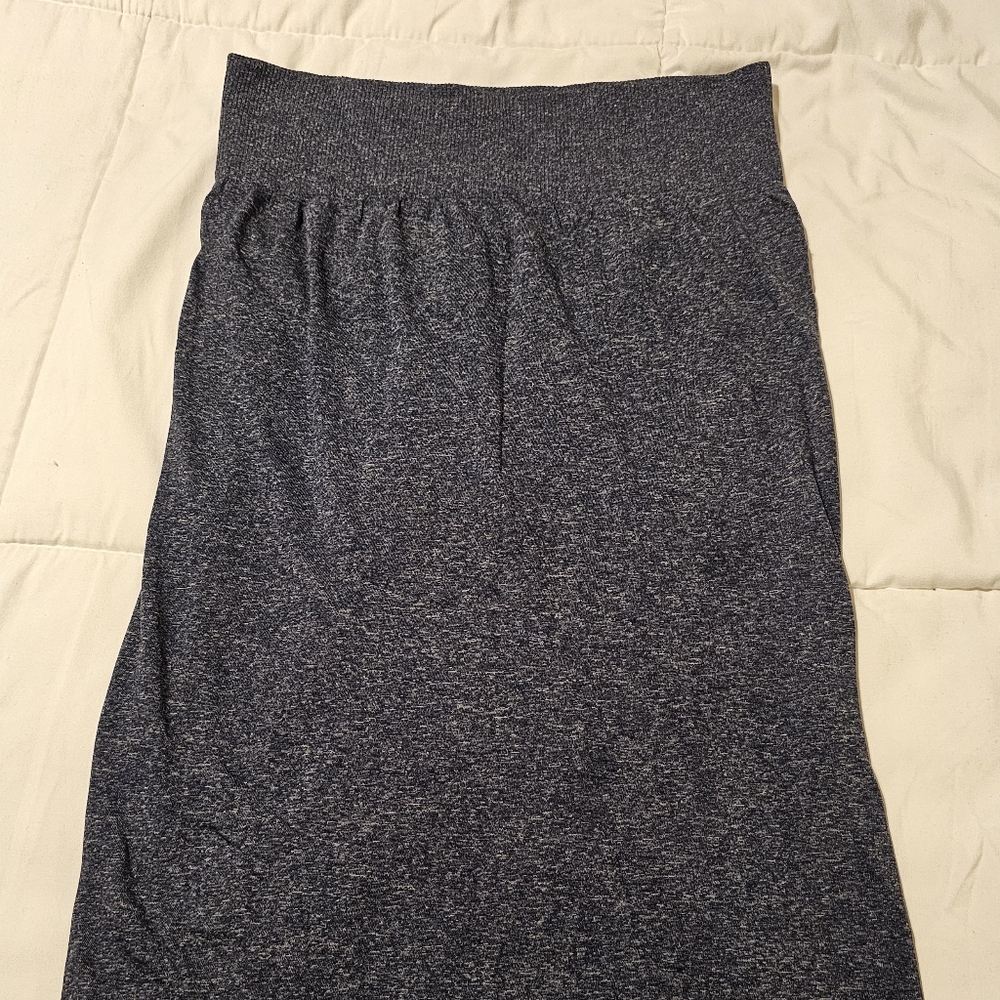 lululemon athletica Heathered Navy Blue High-Waist Skirt